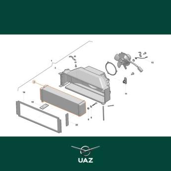kachelradiateur - UB1220