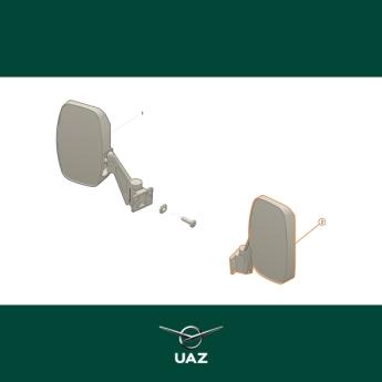 zijspiegel links - UB0049