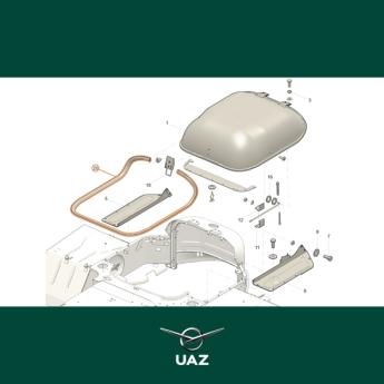 afdichtrubber motorkap - UB1018