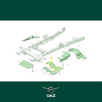 beschermplaat motor - UB2286