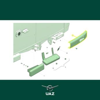 bumperhoek achterbumper - UB2281