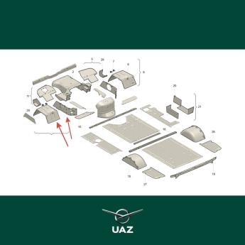 wielkast linksvoor - UB3226