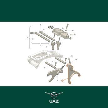 schakelvork tussenbak - UB0472