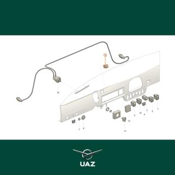 schakelaar alarmlichten - UB0821