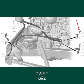 aansluitbout stuurbekrachtiging - UB2756