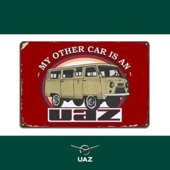 metalen wandplaat uaz - UB2655