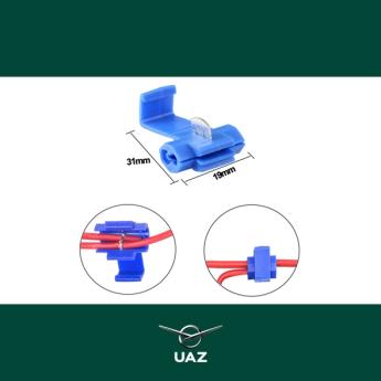 draadconnector rood - UB2974