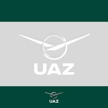 sticker uaz logo - UB3141