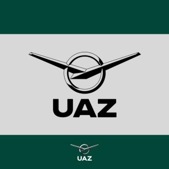 sticker uaz logo - UB3140 - kopie