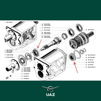 reparatieset versnellingsbak - UB2854