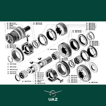 reparatieset versnellingsbak - UB1366