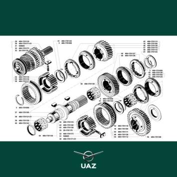 reparatieset versnellingsbak - UB1371