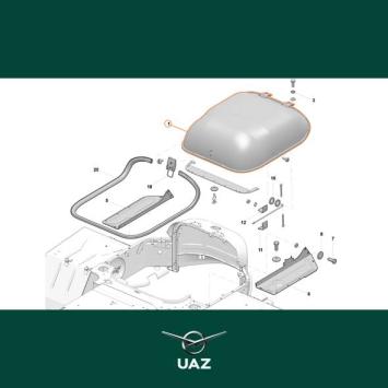 bekleding motorkap - UB1403