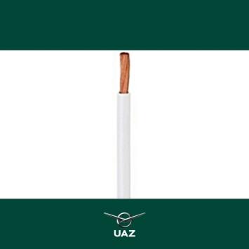 draad 1mm2 wit - UB2957