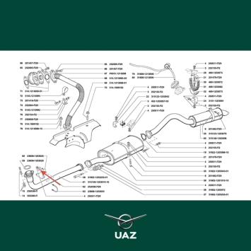 sluitring uitlaat - UB0183