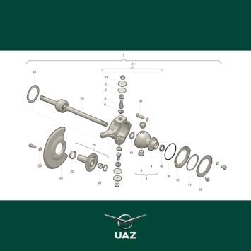 borgring fusee - UB3161