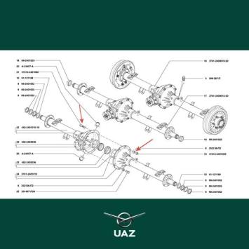set bouten differentieel - UB1191
