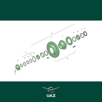 bout wielnaaf - UB2291