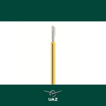 draad 1,5mm2 zwart / geel - UB1121