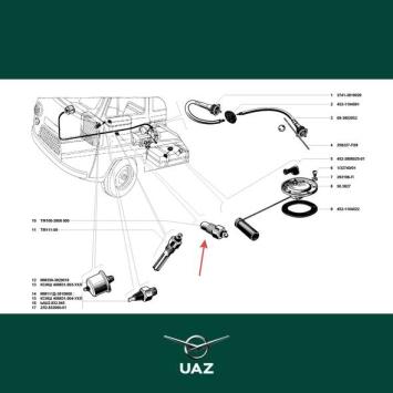 temperatuursensor radiateur - UB1303