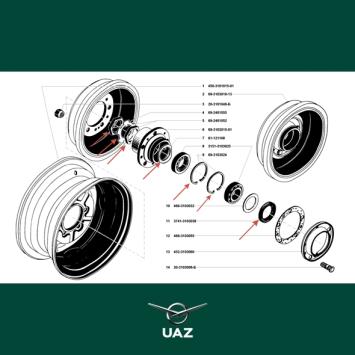 reparatieset wielnaaf - UB0569