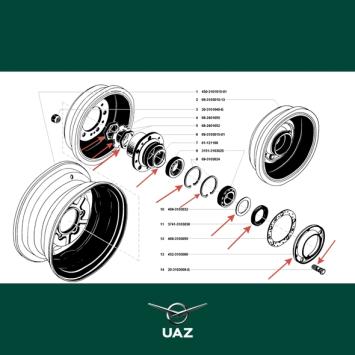 reparatieset wielnaaf - UB0562