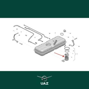 vlotter brandstoftank - UB1322