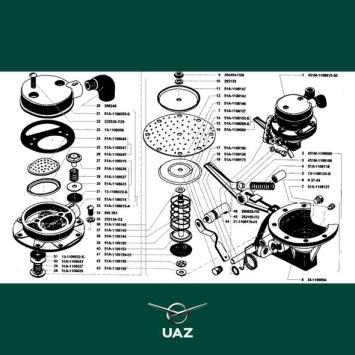 reparatieset brandstofpomp - UB1313