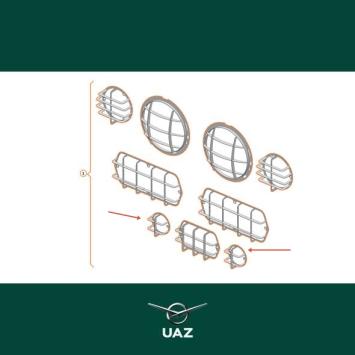 set beschermrekken zijknipperlichten - UB0207