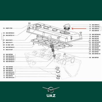 pakking olievuldop - UB0724