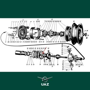 oliekeerring fusee - UB1180