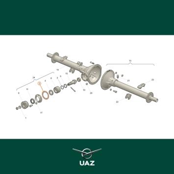 pakking lagerdeksel - UB0090