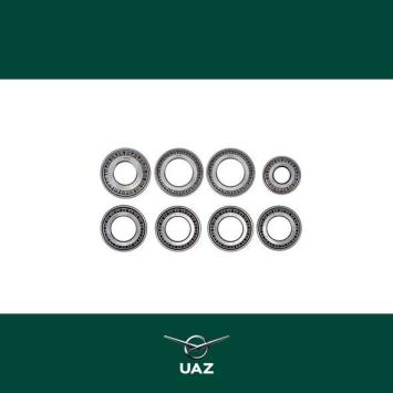 set lagers voor- of achteras - UB0998
