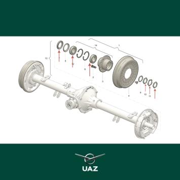 reparatieset wielnaaf - UB0560