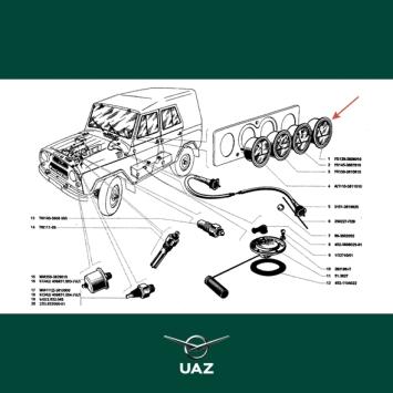 brandstofniveaumeter - UB3003