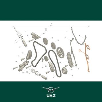 pakking distributiedeksel - UB0241