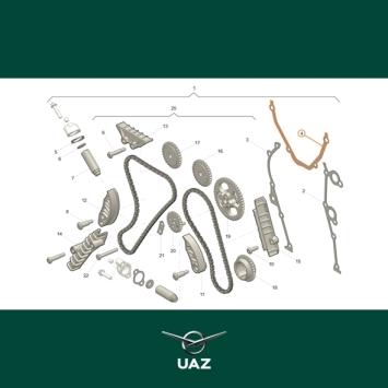 pakking motordeksel - UB0244