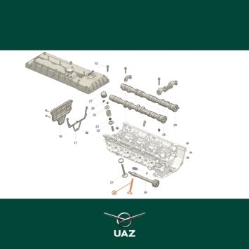 uitlaatklep motor - UB0848