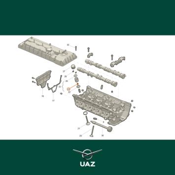pakking motorkleppen - UB0727