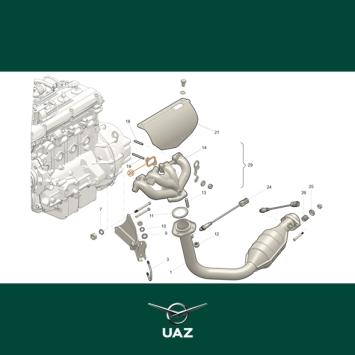 pakking uitlaatspruitstuk - UB0256