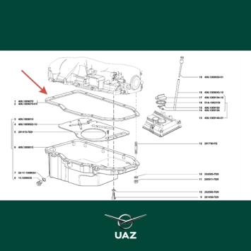 pakking oliecarterpan - UB1150