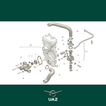 pakking waterpomp - UB0249
