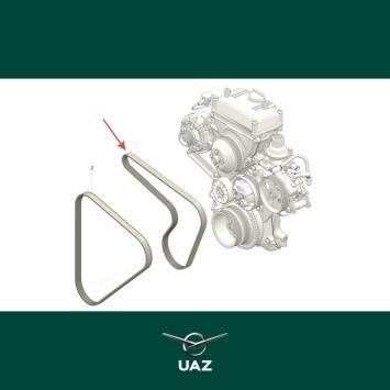 aandrijfriem alternator - UB0066