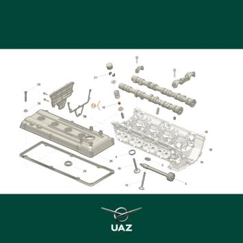 pakkingset motorkleppen - UB0838