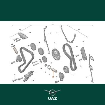 hydraulische kettingspanner - UB2591