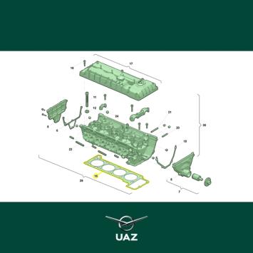 pakking cilinderkop - UB0707
