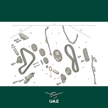 pakking kettingspannerdeksel - UB0735