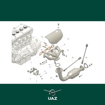pakking uitlaatspruitstuk - UB0294