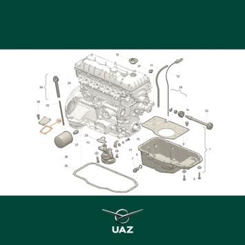 pakking oliepompaandrijfdeksel - UB0738