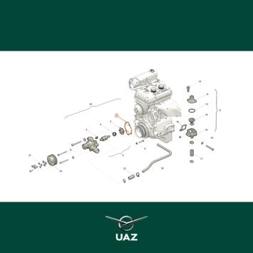 pakking waterpomp - UB0736